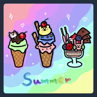Dessert Icecream GIF by Playbear520_TW