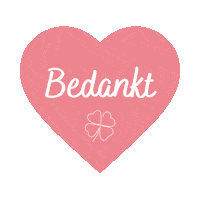 Bedankt Sticker by Zettje in de goede richting