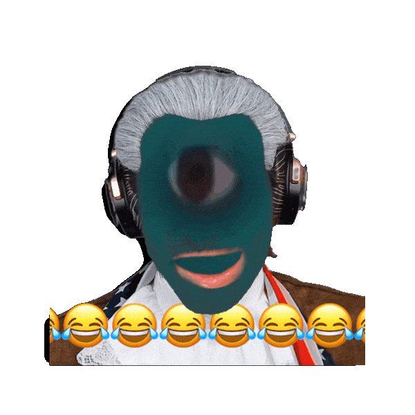 Blank Stare Sticker