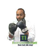 tieronecredit money house motivation coach Sticker