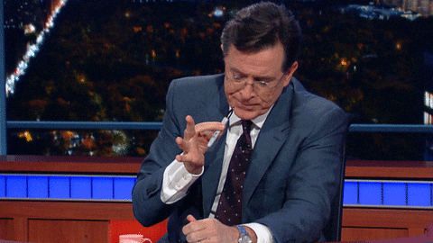 stephen colbert GIF by The Late Show With Stephen Colbert