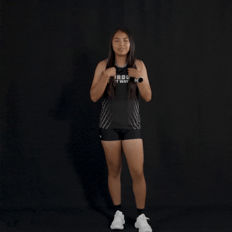 Cross Country Hair Flip GIF by Purdue Fort Wayne Athletics