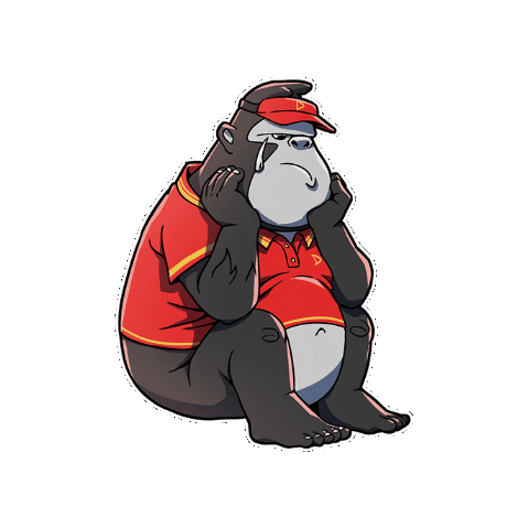 Sad Fast Food Sticker