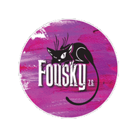 Fousky blackcat spolek fouskyzs fousky Sticker