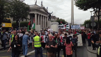 Thousands Rally in Dublin Against Military Offensive in Gaza
