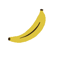 Banana Peel Fun Sticker