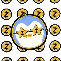 Crypto Penguin Sticker by Pudgy Penguins