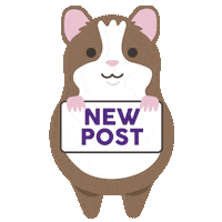 Guinea Pig New Post Sticker by petall