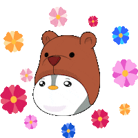 Flowers Sneezing Sticker by Pudgy Penguins