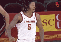 Lets Go Basketball GIF by USC Trojans