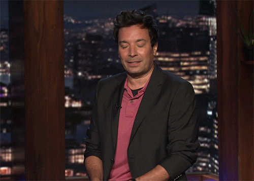 Tonight show gif. Jimmy Fallon shakes his head disappointedly and gestures widely with his hands while saying, “Not cool, dude. Not cool.”