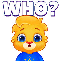 Who Is This What Sticker by Lucas and Friends by RV AppStudios