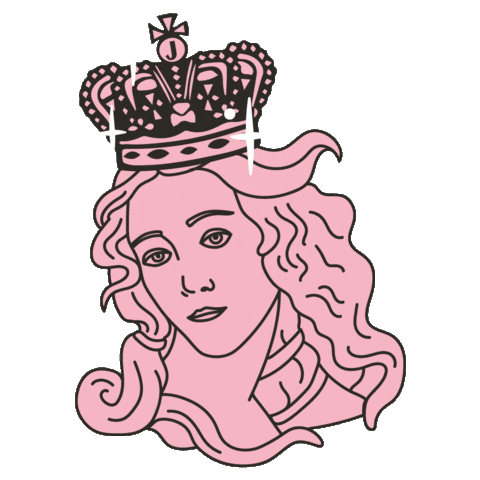 Queen Crown Sticker by Juicy Couture