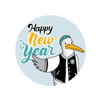 eduumch happy new year umch samy the seagull Sticker