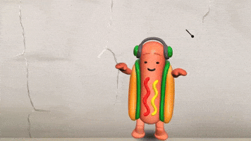 trulysocial hotdog snapchat filter truly social dancing hotdog GIF