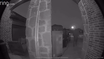 Doorbell Camera Captures Meteor Streaking Across North Texas Sky