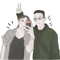 Couple Sticker