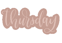 Lettering Blush Sticker