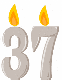 Birthday Flickering GIF