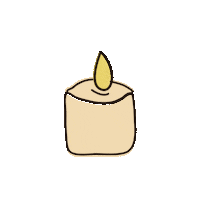 Candle Luz Sticker by knottye2