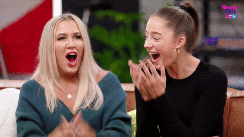 Shock Lol GIF by Beauty and the Geek Australia