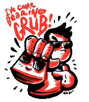 Food Delivery Sticker by Grab N' Grub Guam