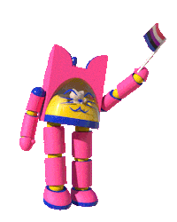 Love Is Love Cat Sticker by Danilo