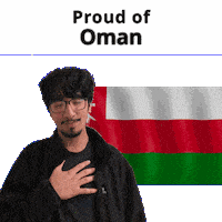 Om Oman Sticker