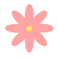 Pink Flower Sticker