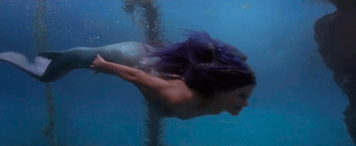 under water swimming GIF