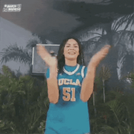 Excited Los Angeles GIF by NCAA March Madness