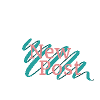 Newpost Sticker by The Modern Calligraphy Co.