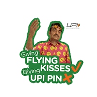 Suspicious Flying Kiss Sticker by UPIChalega