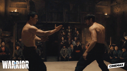 cinemax giphyupload fight warrior martial arts GIF