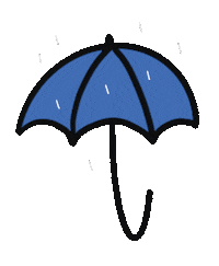 Raining London Sticker by Megan McKean