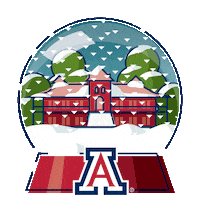 Old Main Ua Sticker by The University of Arizona