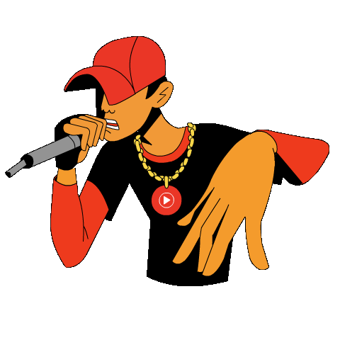Dj Rap Sticker by YouTube