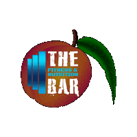 thebarfitwr fitness peach barbell bonaire Sticker