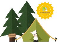 DeAchtersteHoef camping kiekeboe recreatiepark achterstehoef Sticker