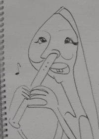 Drawing Laughing GIF