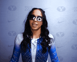 Sport Shrug GIF by BYU Cougars