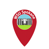 WSUSpokane go cougs cougs wsu washington state university Sticker