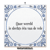 Wijsheid Spreuk Sticker by Tegelspreuken.nl