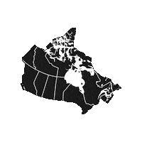 Canada Map Sticker by Alex Boya