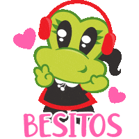Kisses Mika Sticker by Señor frogs