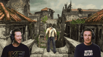RETROREPLAY nolan north uncharted troy baker my heart GIF
