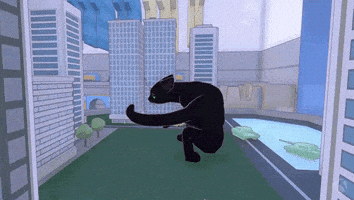 Black Cat Spinning GIF by Xbox