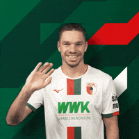 Auf Wiedersehen Hello GIF by FC Augsburg 1907