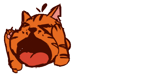 Cat Scream Sticker