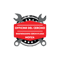 officinadelcerchio monza officina officina del cerchio Sticker